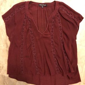 Maroon blouse